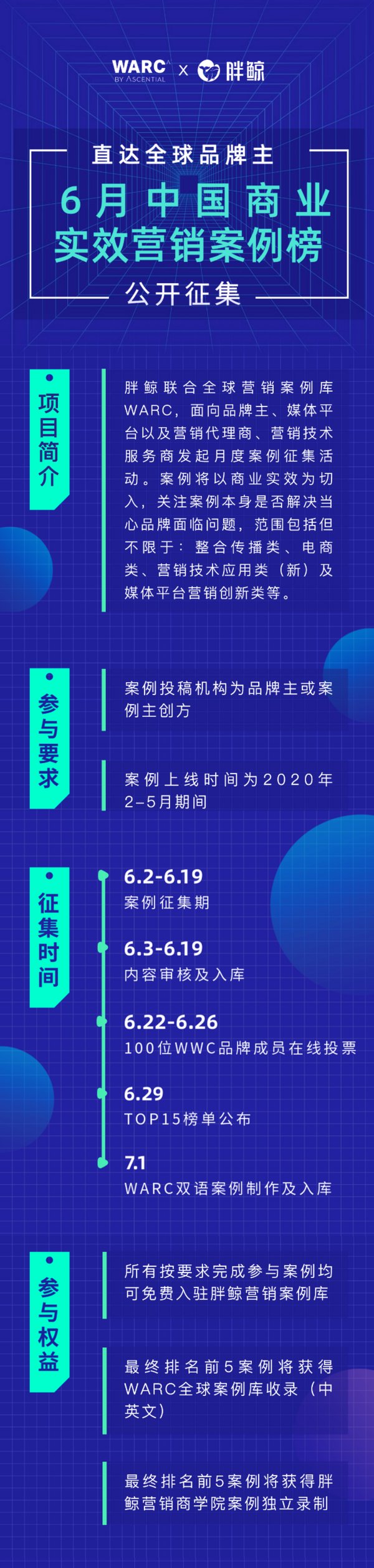 6月案例征集海报