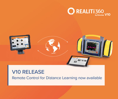 iSimulate releases new Remote Control Module for distance learning with REALITi simulated patient monitors