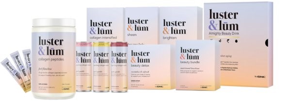 GNC于2020年上市女性美容副线品牌luster&lum