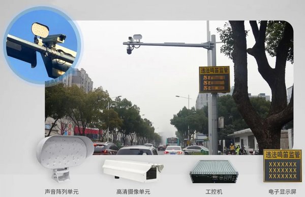 大华车辆违法鸣笛智能抓拍系统，破解查处难题