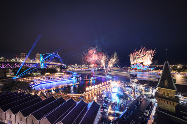 Vivid Sydney 2025 Opening Night. Image credit: Destination NSW
