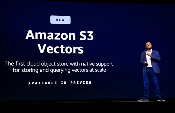 亚马逊云科技推出Amazon S3 Vectors：首个支持规模化原生向量处理的云存储服务