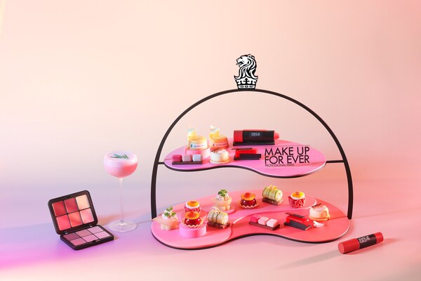 北京丽思卡尔顿酒店携手法国专业彩妆品牌玫珂菲 创新打造「彩妆艺术」联名下午茶