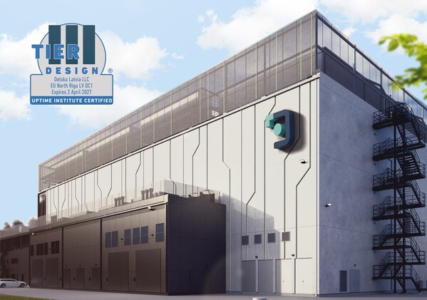 Delska在拉脱维亚新建的10兆瓦数据中心获得Tier III设计认证