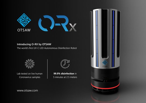 OTSAW DIGITAL PTE LTD. 新加坡。OTSAW UV-C LED消毒防疫机器人