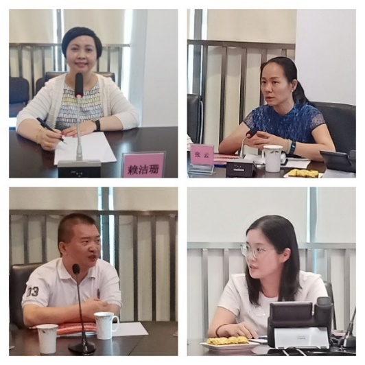 李锦记中国企业事务总监赖洁珊（左上）介绍李锦记的公益举措，嘉宾们踊跃分享感受