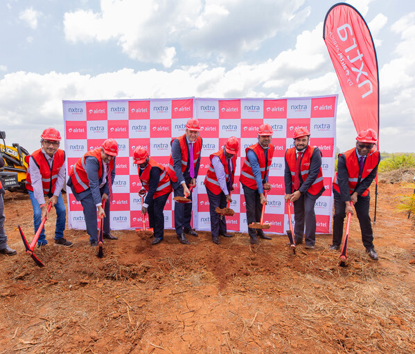 Airtel、Rendeavour的高管及政府代表出席了位于肯尼亚Tatu City经济特区的Nxtra by Airtel Africa 44MW数据中心正式奠基仪式。
