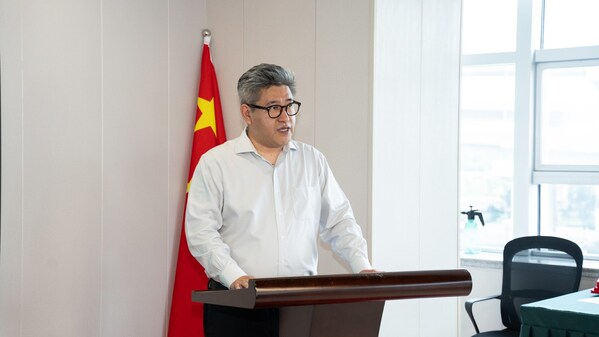 NSF大中华区总经理单宇龙博士在发布会上致辞