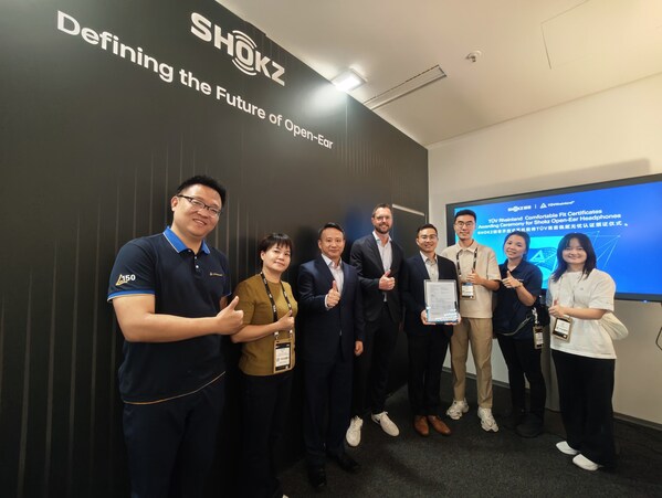 TÜV莱茵在IFA为Shokz韶音开放式耳机及京蛙JONR扫地机器人颁发认证