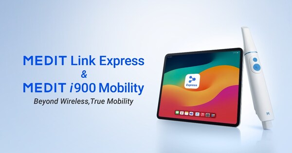 iPad版应用Medit Link Express正式推出，Medit i900 Mobility扫描仪同步发货