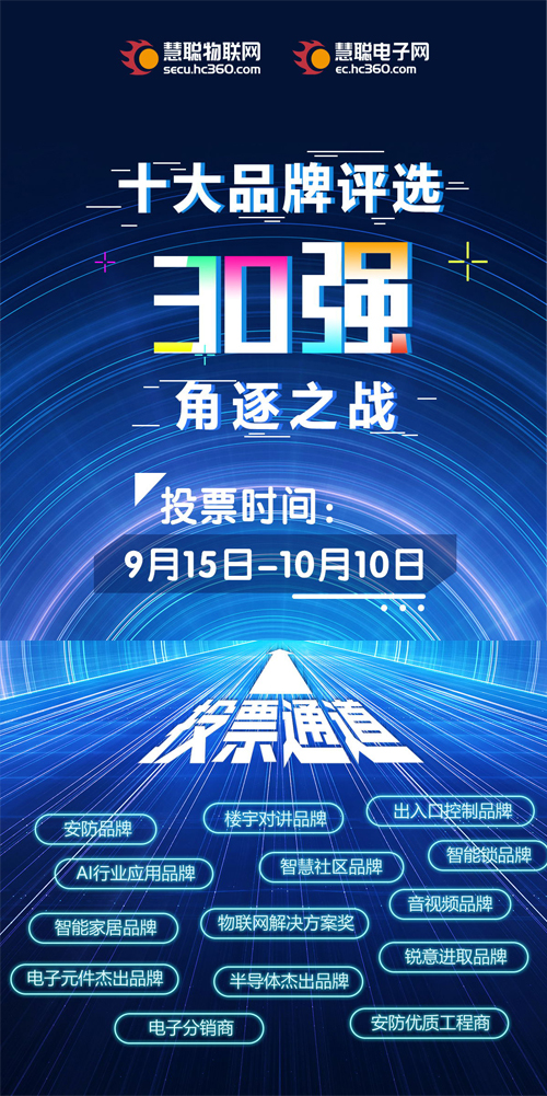 2020中国物联网产业大会暨品牌盛会已经正式开启投票通道