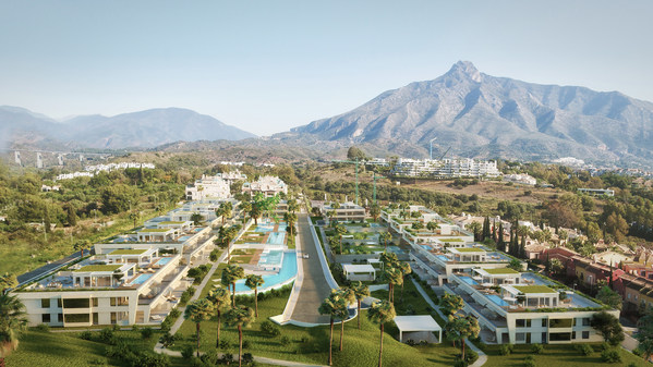 Master plan of EPIC Marbella, furnished by FENDI Casa