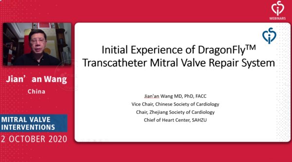 2020 CSI Webinar 中国原创器械-DragonFly系统首次亮相国际舞台