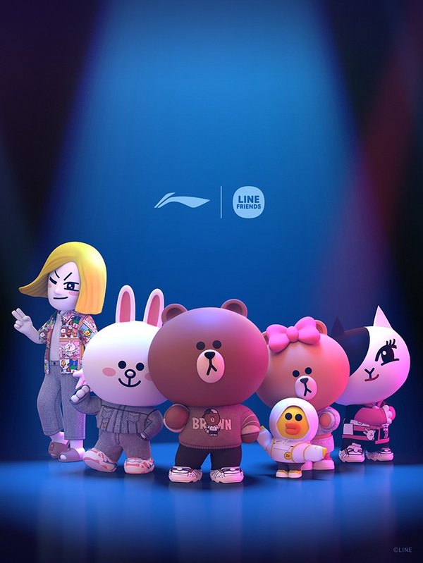 LI-NING x LINE FRIENDS 联名系列KV