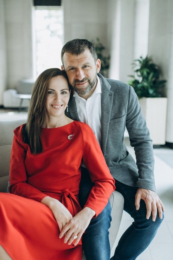 Ekaterina Rybakova, co-founder and president of the Rybakov Foundation, Igor Rybakov, founder of PlaySchool, entrepreneur, co-founder of the Rybakov Foundation